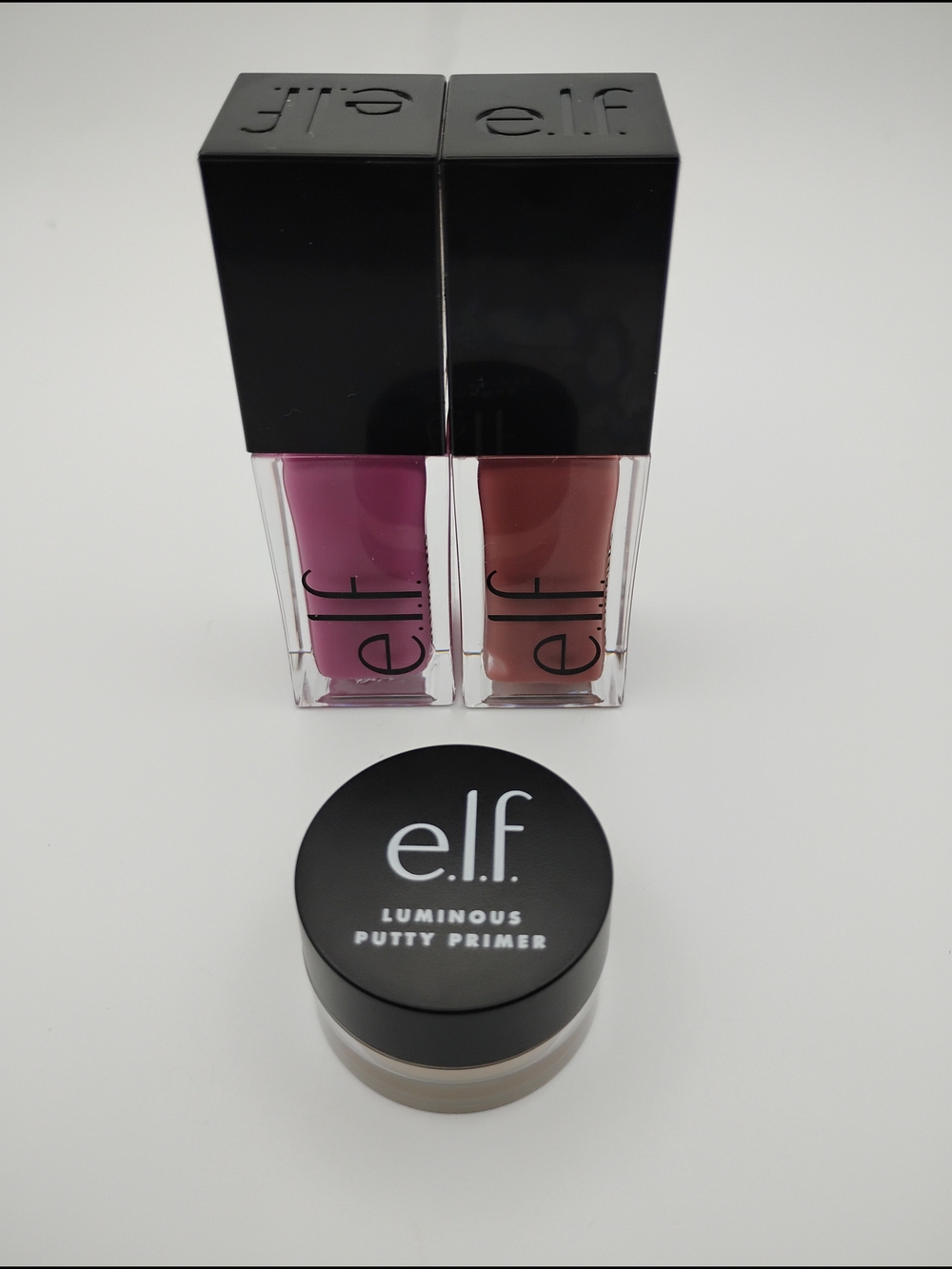 2-e.l.f. Glow Reviver Lip Oils & Luminous Putty Primer
